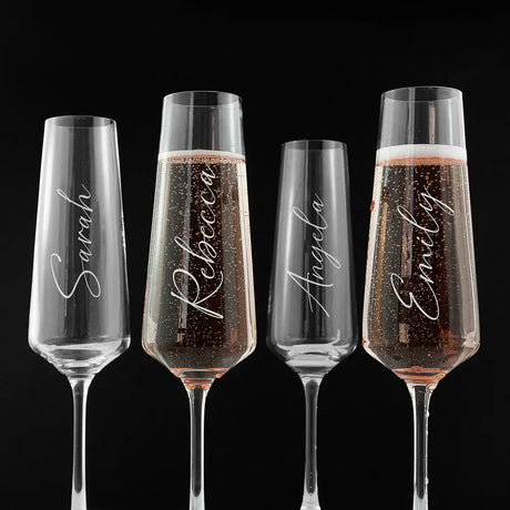 Personalised Champagne Flutes