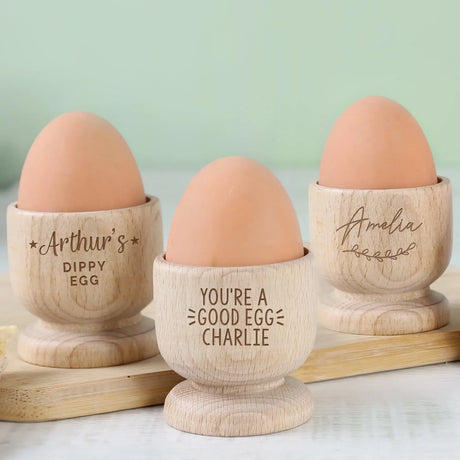 Personalised Egg Cups & Boards