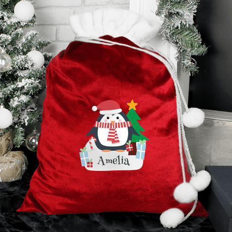 Personalised Christmas Santa Stockings