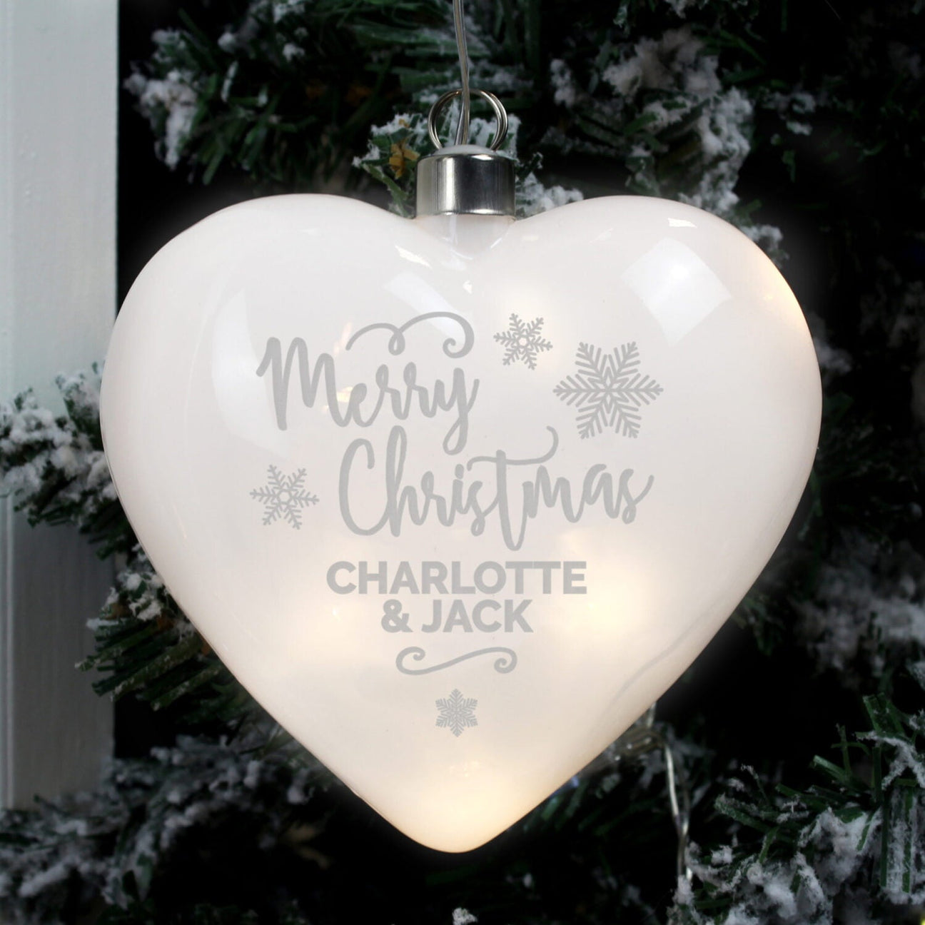 Personalised Christmas LED Decorations