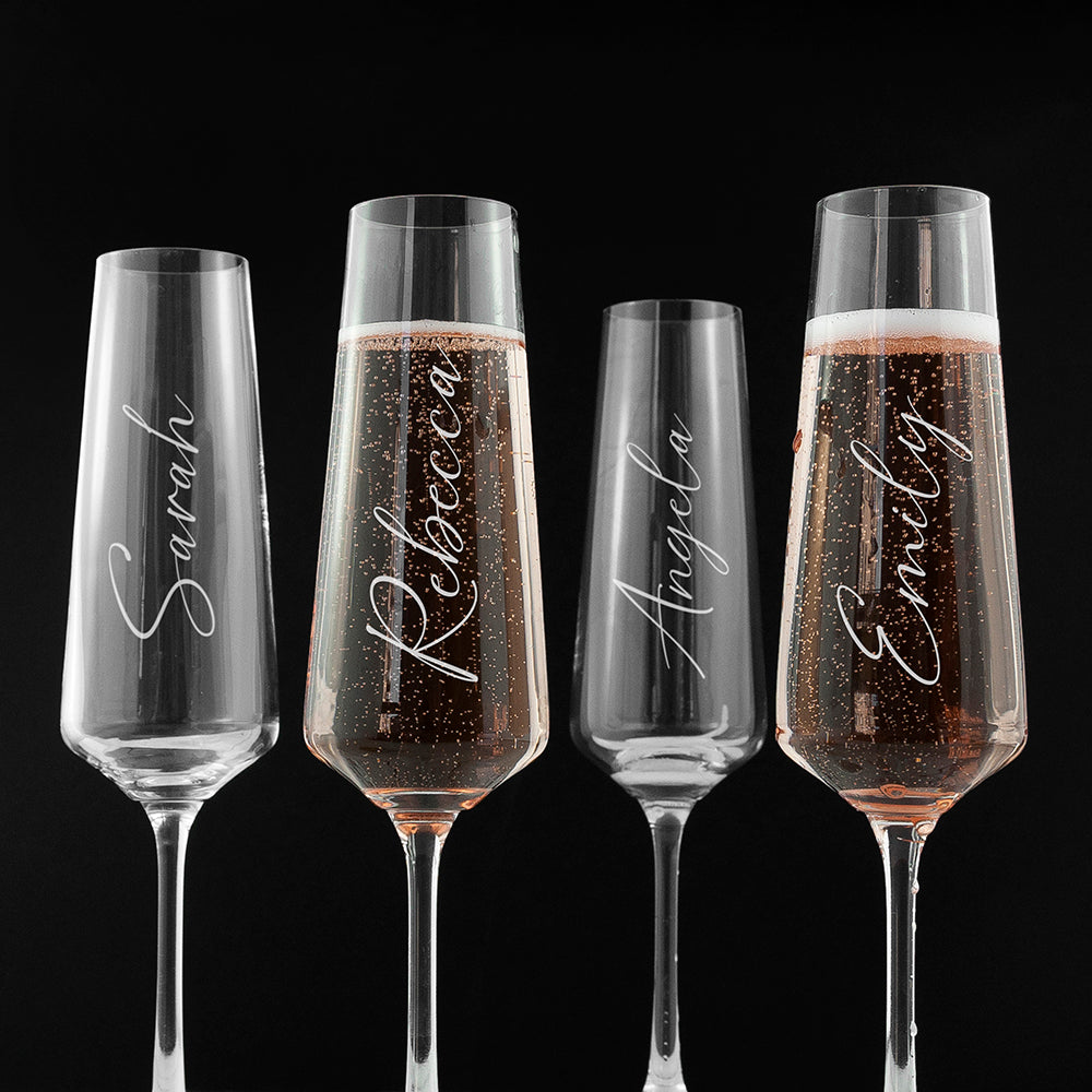 Personalised Champagne Flutes