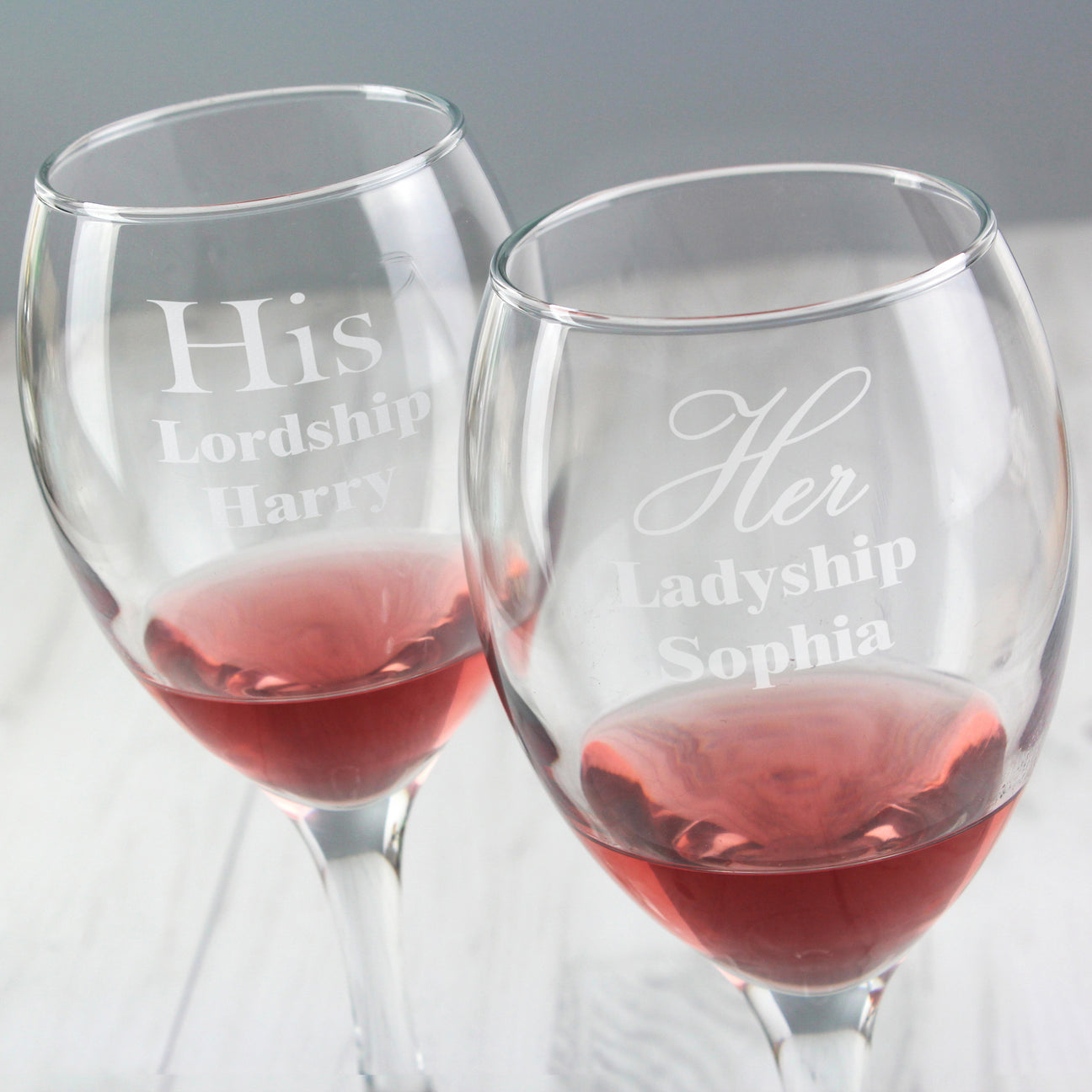 Personalised Wine Glasses