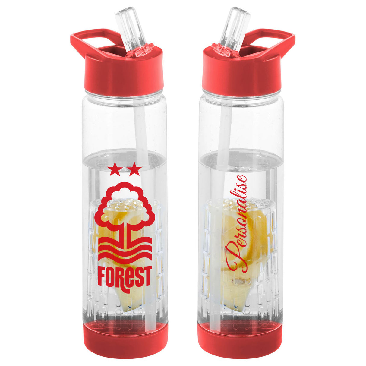 Nottingham Forest FC Crest Infuser Bottle: 1 - Water Bottles By Nottingham Forest