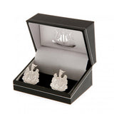 Newcastle United FC Silver Plated Formed Cufflinks - Cufflinks & Tie Slides at Gift Moments