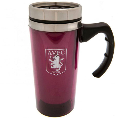 Aston Villa FC Handled Travel Mug Default Title - Mugs at Gift Moments