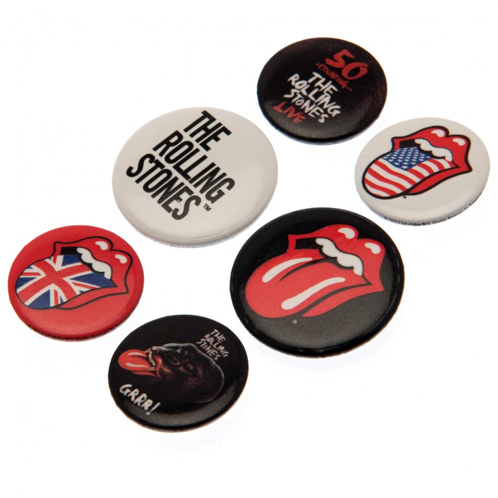 Rolling Stones Button Badge Set: 2 - Badges By The Rolling Stones