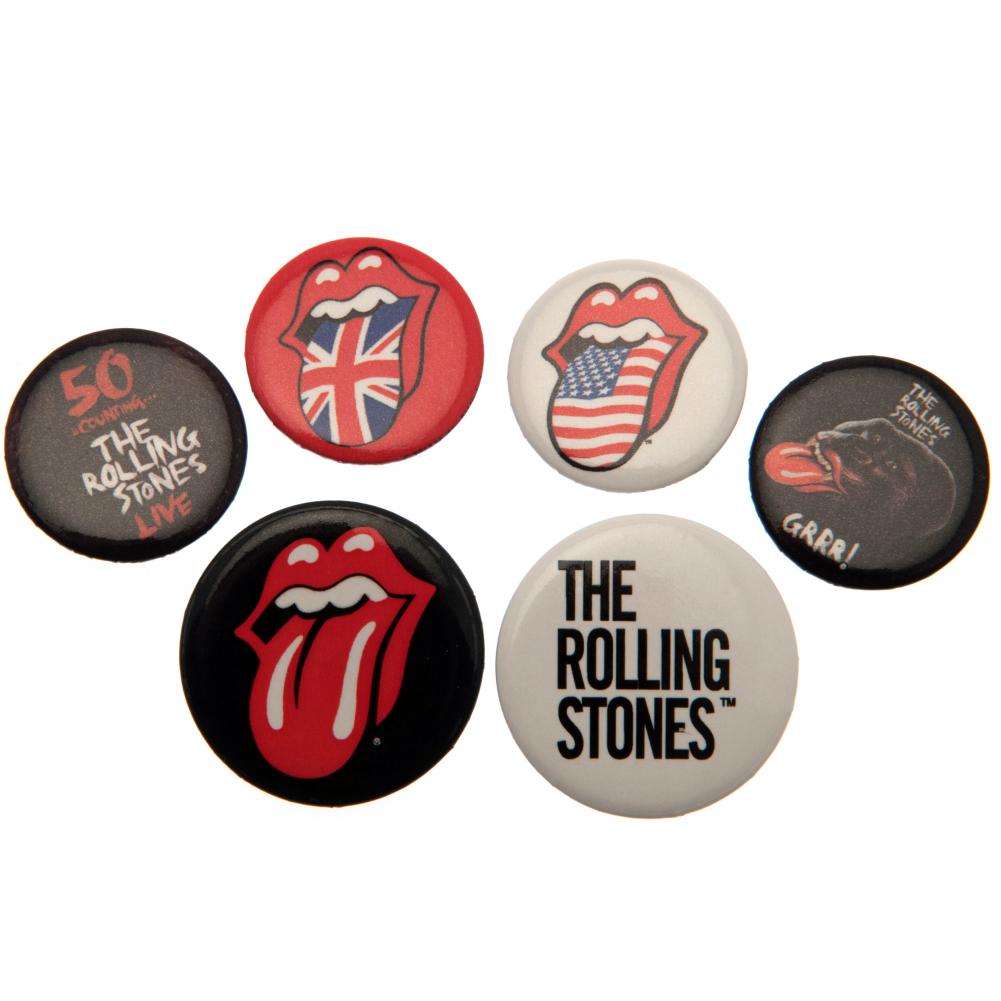 Rolling Stones Button Badge Set: 1 - Badges By The Rolling Stones