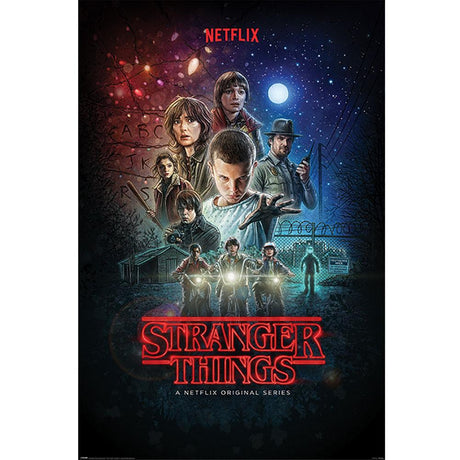 Stranger Things Poster 163 - 80's Inspired Artwork Default Title - Posters at Gift Moments