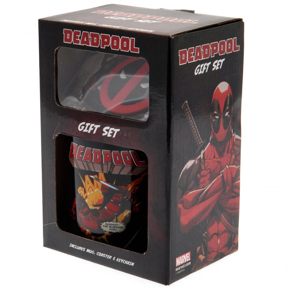 Superb Deadpool Mug & Coaster Set - Gift Sets at Gift Moments