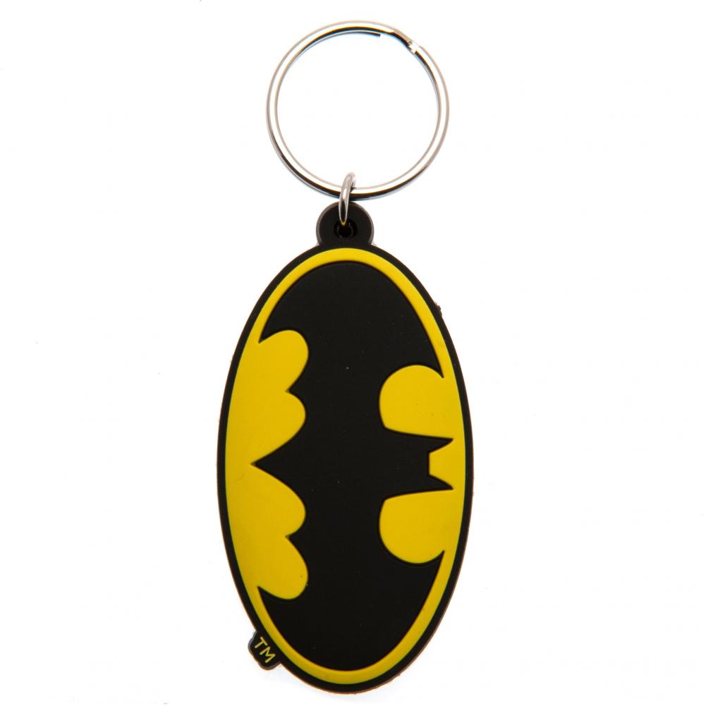 Batman PVC Keyring Logo Default Title - Keyrings at Gift Moments