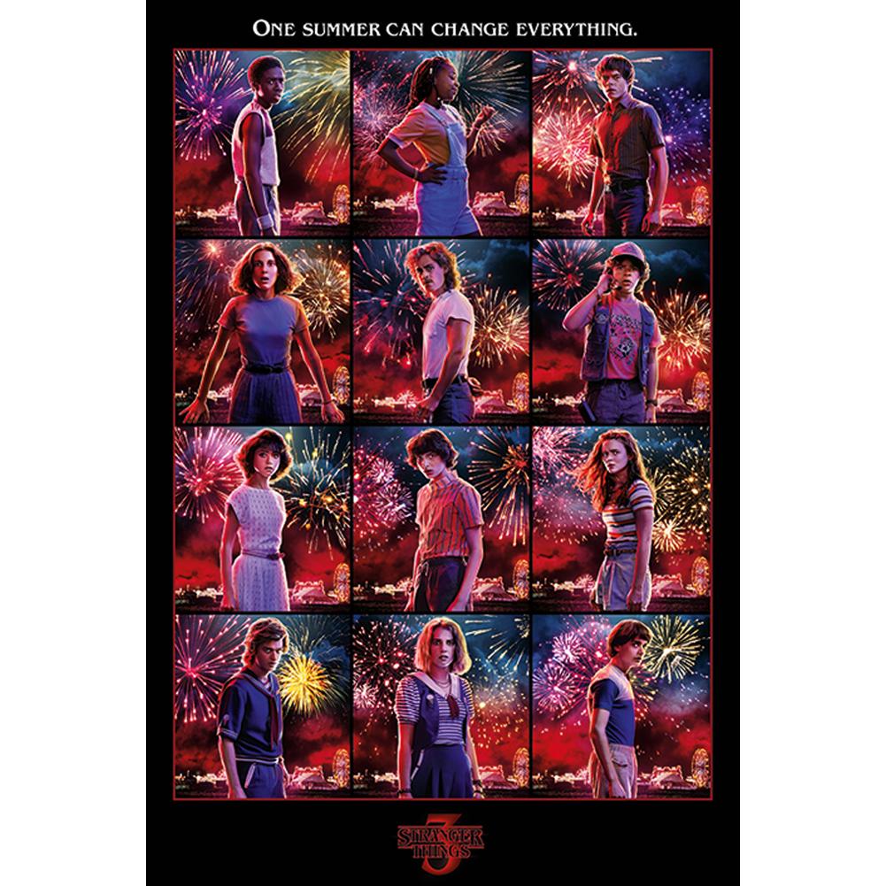 Stranger Things 3 Poster 130 - One Summer Can Change Everything Default Title - Posters at Gift Moments