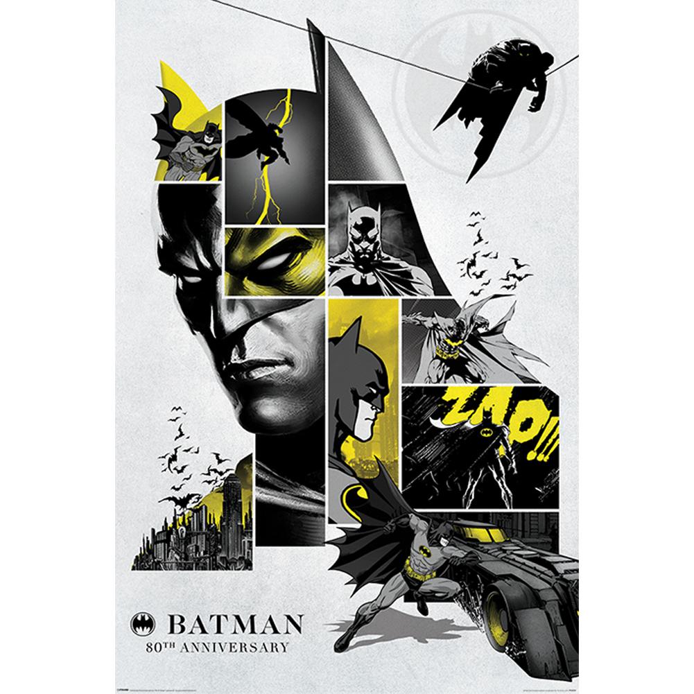 Batman Poster 80th Anniversary 122 Default Title - Posters at Gift Moments