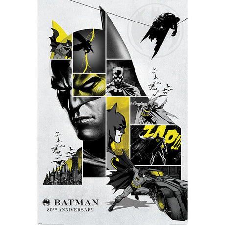 Batman Poster 80th Anniversary 122 Default Title - Posters at Gift Moments