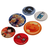 Dragon Ball Z Button Badge Set - Badges at Gift Moments