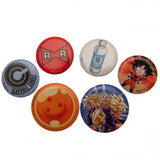 Dragon Ball Z Button Badge Set Default Title - Badges at Gift Moments