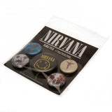 Nirvana Badge Set - Assorted Designs: 3 - Badges By Nirvana