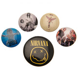 Nirvana Badge Set - Assorted Designs: 1 - Badges By Nirvana