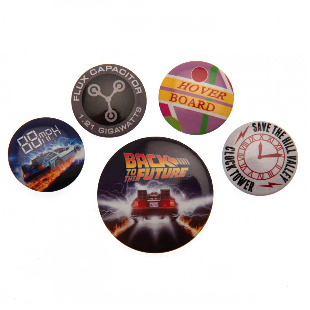 Back To The Future Badge Set: 2 - Badges By Back To The Future