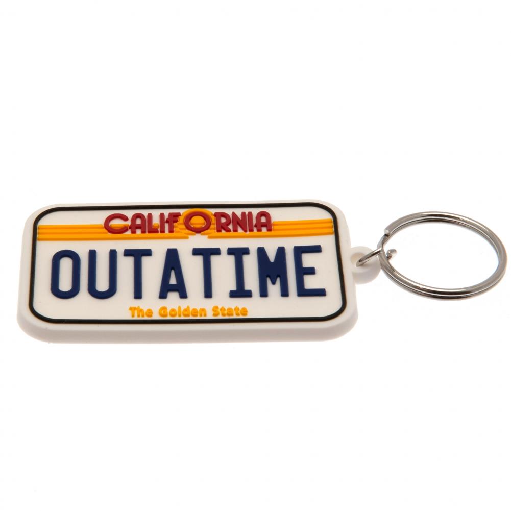 Back To The Future PVC Keyring License Plate - Keyrings at Gift Moments