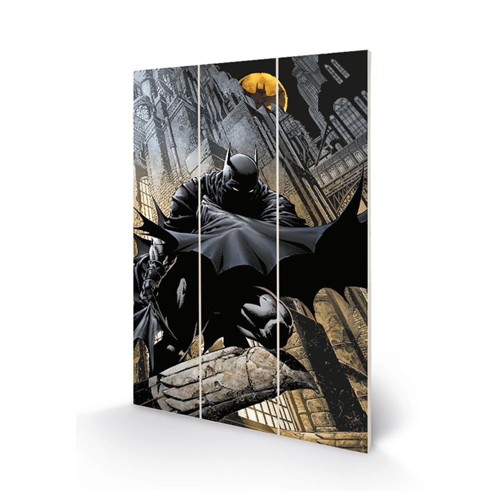 Batman Wood Print - Iconic Comic Art Decor Default Title - Wall Art at Gift Moments