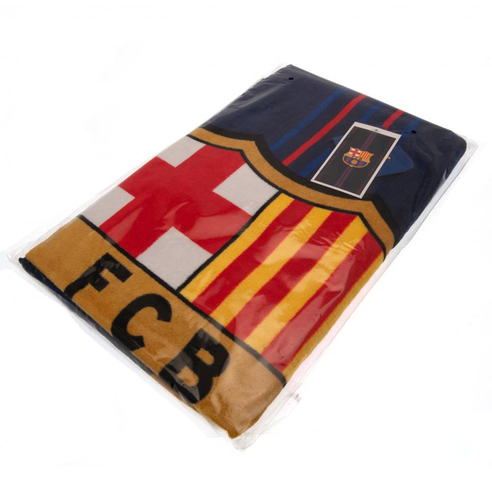 FC Barcelona Towel NV - 100% Cotton Velour Beach Towel - Towels at Gift Moments