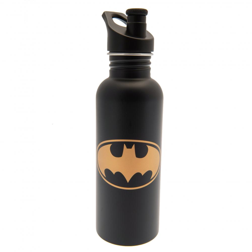 Batman Canteen Bottle – Black Matt Finish Default Title - Water Bottles at Gift Moments