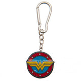 Wonder Woman 3D Polyresin Keyring Default Title - Keyrings at Gift Moments