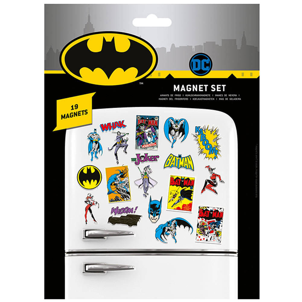 Batman Fridge Magnet Set Default Title - Magnets at Gift Moments