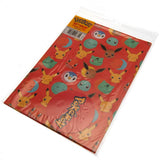 Pokemon Vibrant Gift Wrap Sheets and Tags: 4 - Gift Wrap & Bags By Pokemon