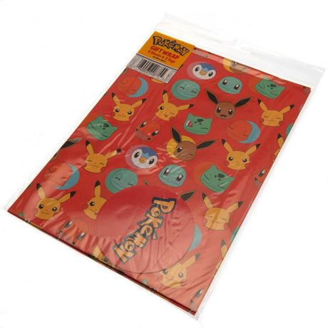 Pokemon Gift Wrap - Vibrant Celebration Wrap for Your Gifts - Gift Wrap & Bags at Gift Moments