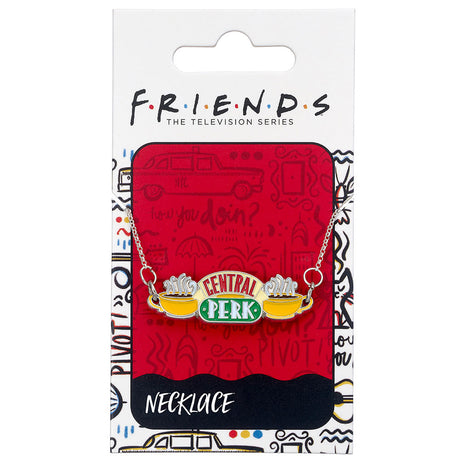 Friends Silver Plated Necklace Central Perk Charm - Jewellery at Gift Moments