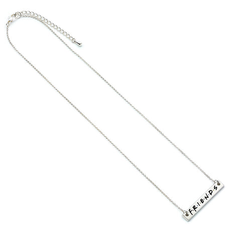 Friends Silver Plated Necklace Logo Charm - Jewellery at Gift Moments