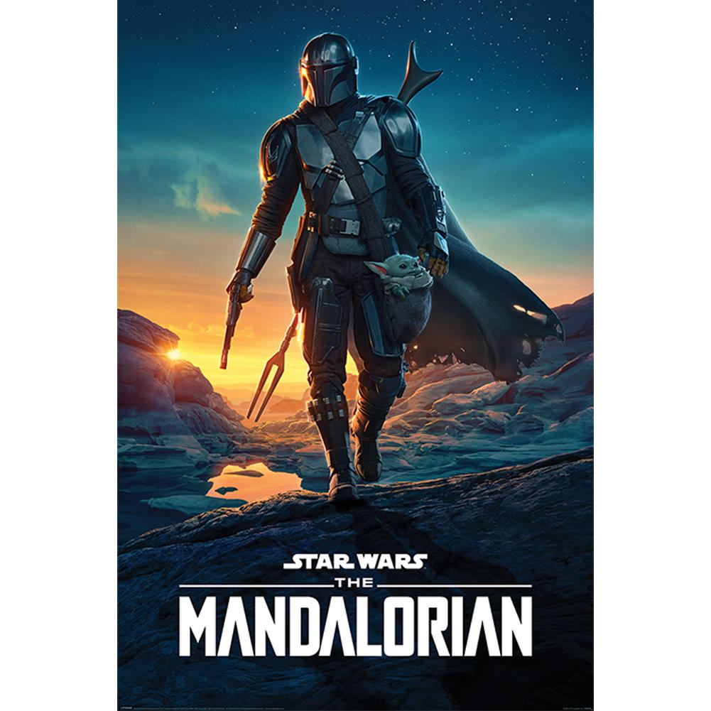 Mandalorian Nightfall Maxi Poster: 1 - Posters By Star Wars: The Mandalorian