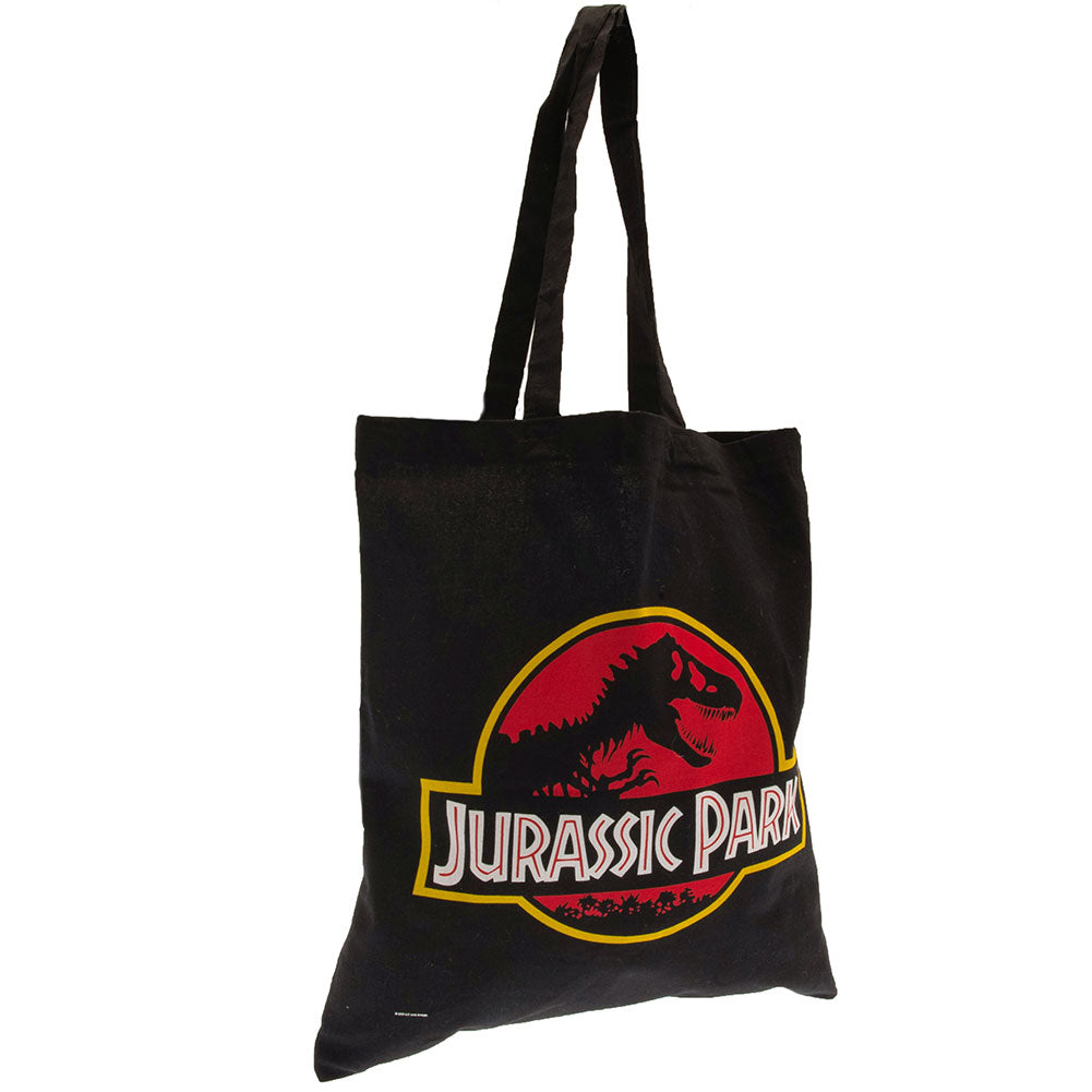 Jurassic Park Classic Black Canvas Tote Bag: 3 - Bags By Jurassic Park