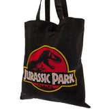 Jurassic Park Classic Black Canvas Tote Bag: 1 - Bags By Jurassic Park