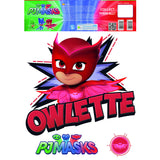 PJ Masks Owlette A3 Wall Sticker Set: 2 - Wall Stickers By PJ Masks