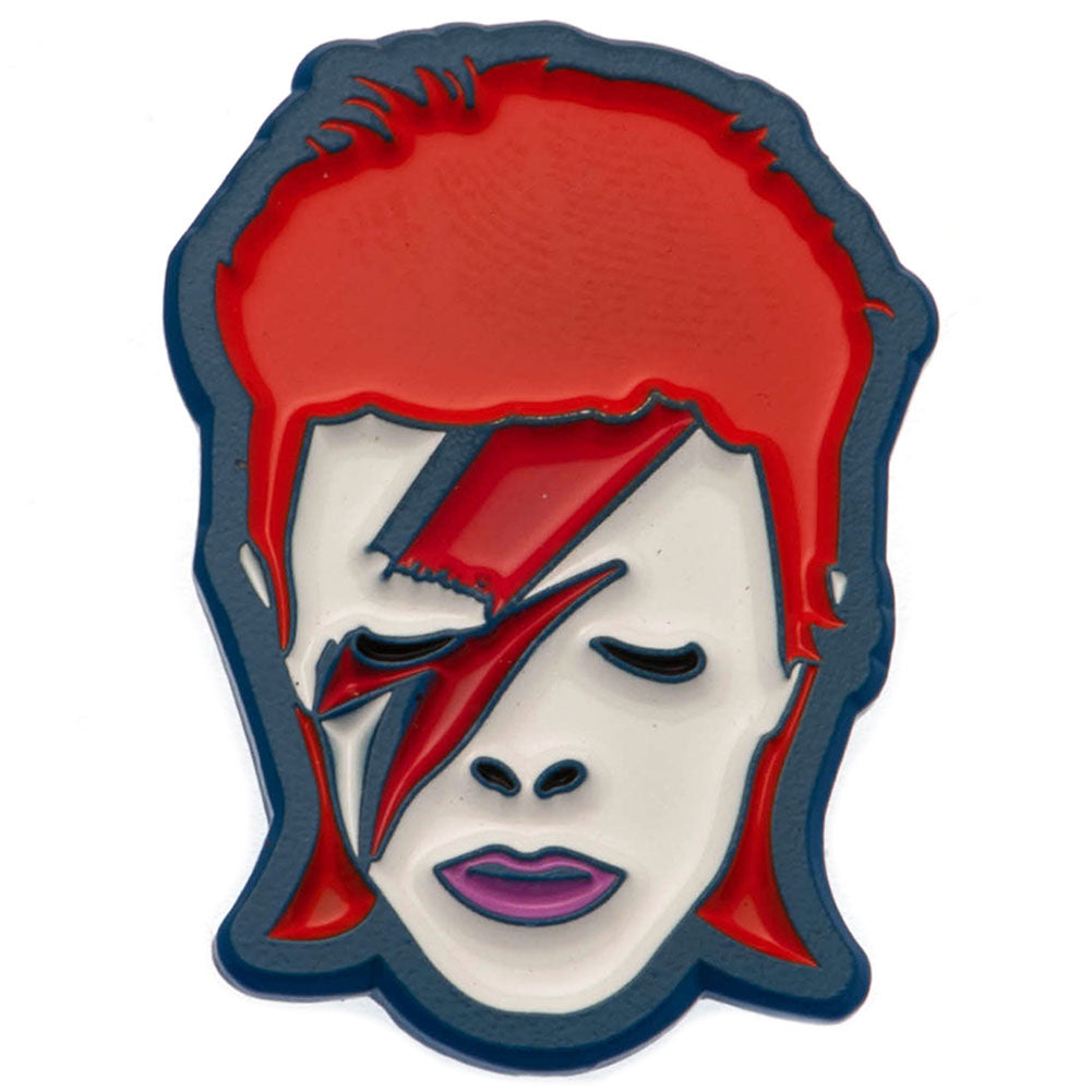 David Bowie Ziggy Stardust Enamel Pin Badge Default Title - Badges at Gift Moments