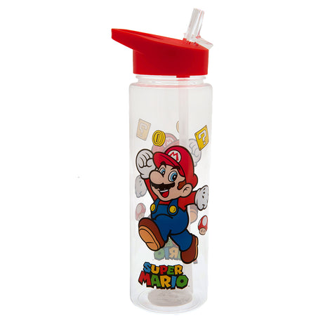 Super Mario Plastic Drinks Bottle Default Title - Water Bottles at Gift Moments