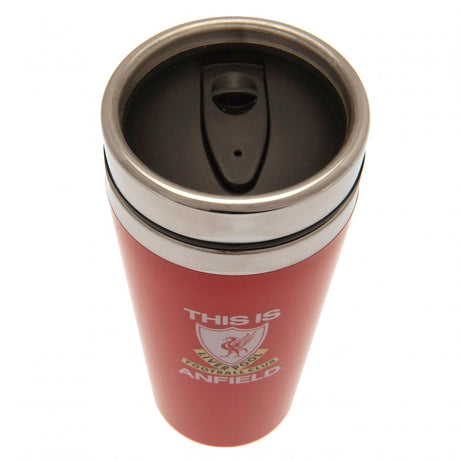 Liverpool FC TIA Travel Mug - Iconic Red Thermal Design - Travel Mugs at Gift Moments