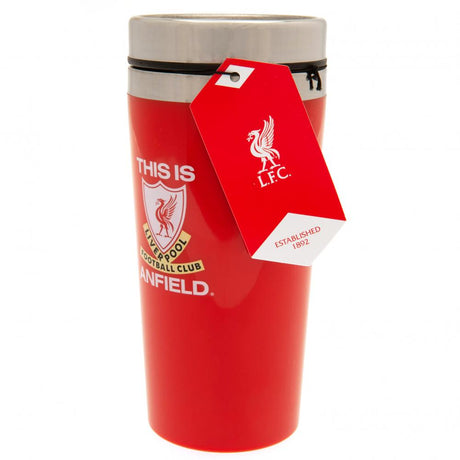 Liverpool FC TIA Travel Mug - Iconic Red Thermal Design - Travel Mugs at Gift Moments