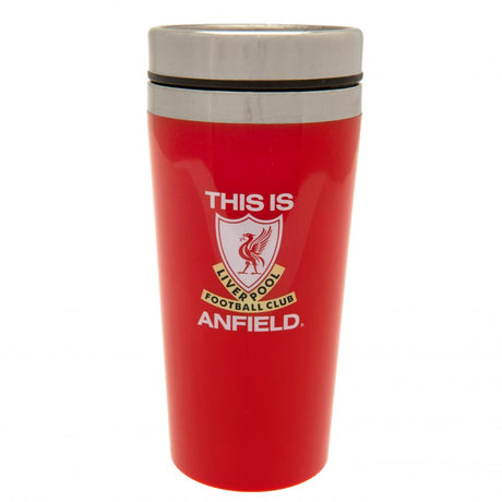 Liverpool FC TIA Travel Mug - Iconic Red Thermal Design Default Title - Travel Mugs at Gift Moments