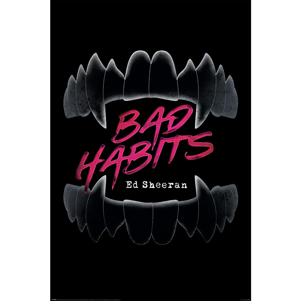 Ed Sheeran Bad Habits Maxi Poster: 1 - Posters By Ed Sheeran