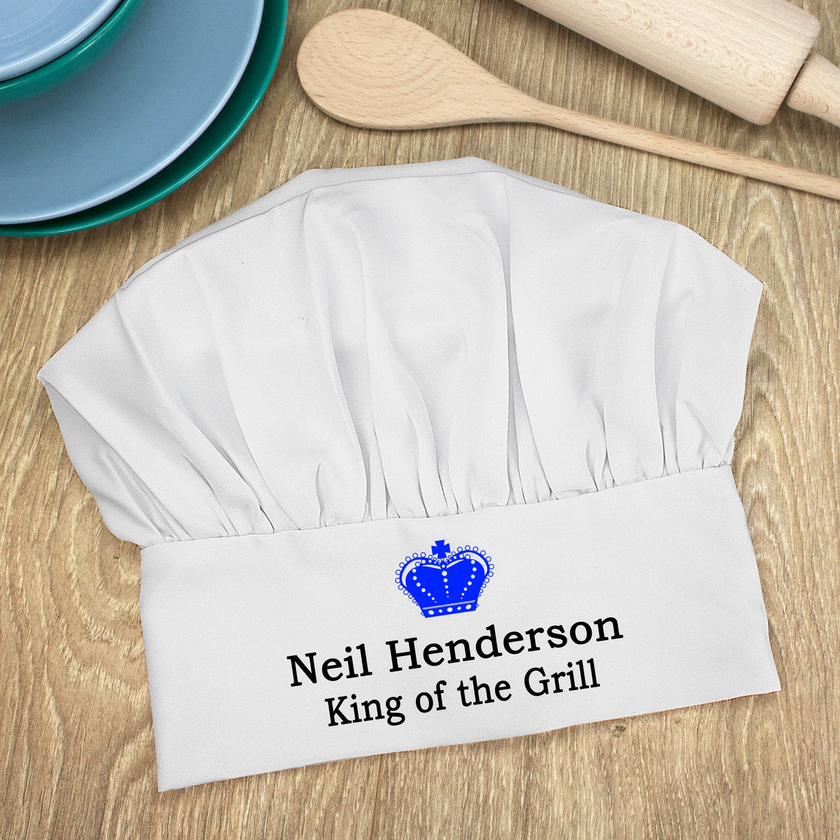 Personalised King of the Grill Chef Hat - Chef Hats at Gift Moments