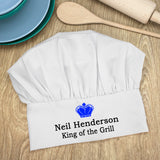 Personalised King of the Grill Chef Hat - Chef Hats at Gift Moments