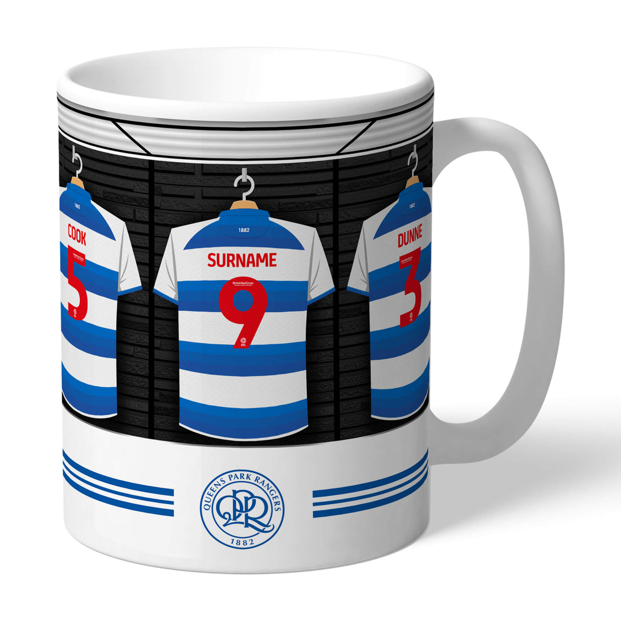 Personalised Queens Park Rangers FC Dressing Room Mug - Mugs at Gift Moments