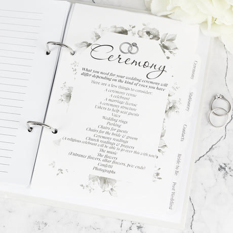 Personalised Botanical Wedding Planner - Calendars & Planners at Gift Moments