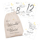 Personalised Baby Milestone Cards Set: 7 - Keepsakes By Gift Moments