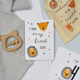 Personalised Safari Milestone Cards in Bag: 5 - Keepsakes By Gift Moments