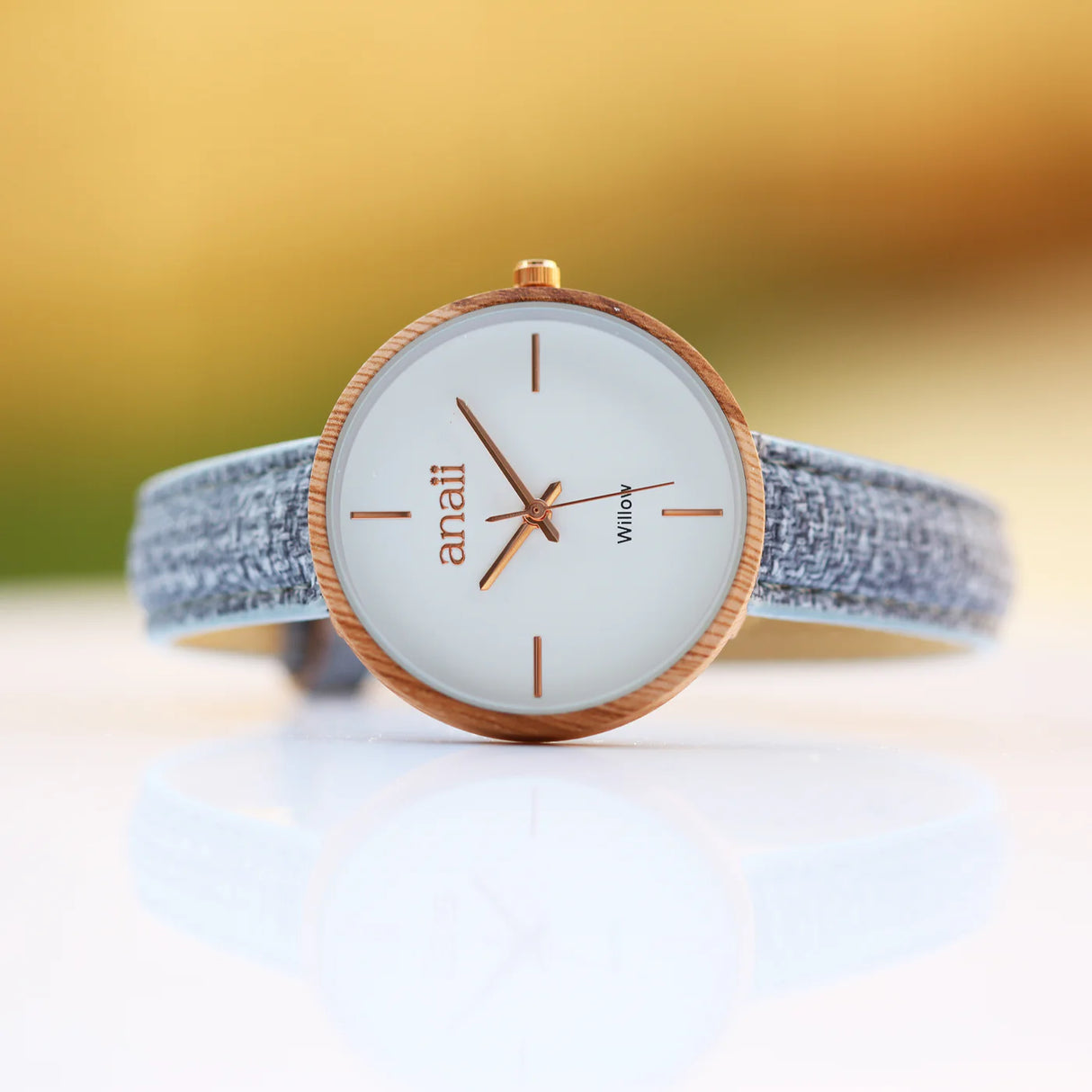 Personalised Ladies Anaii Watch in Lake Blue - Watches at Gift Moments