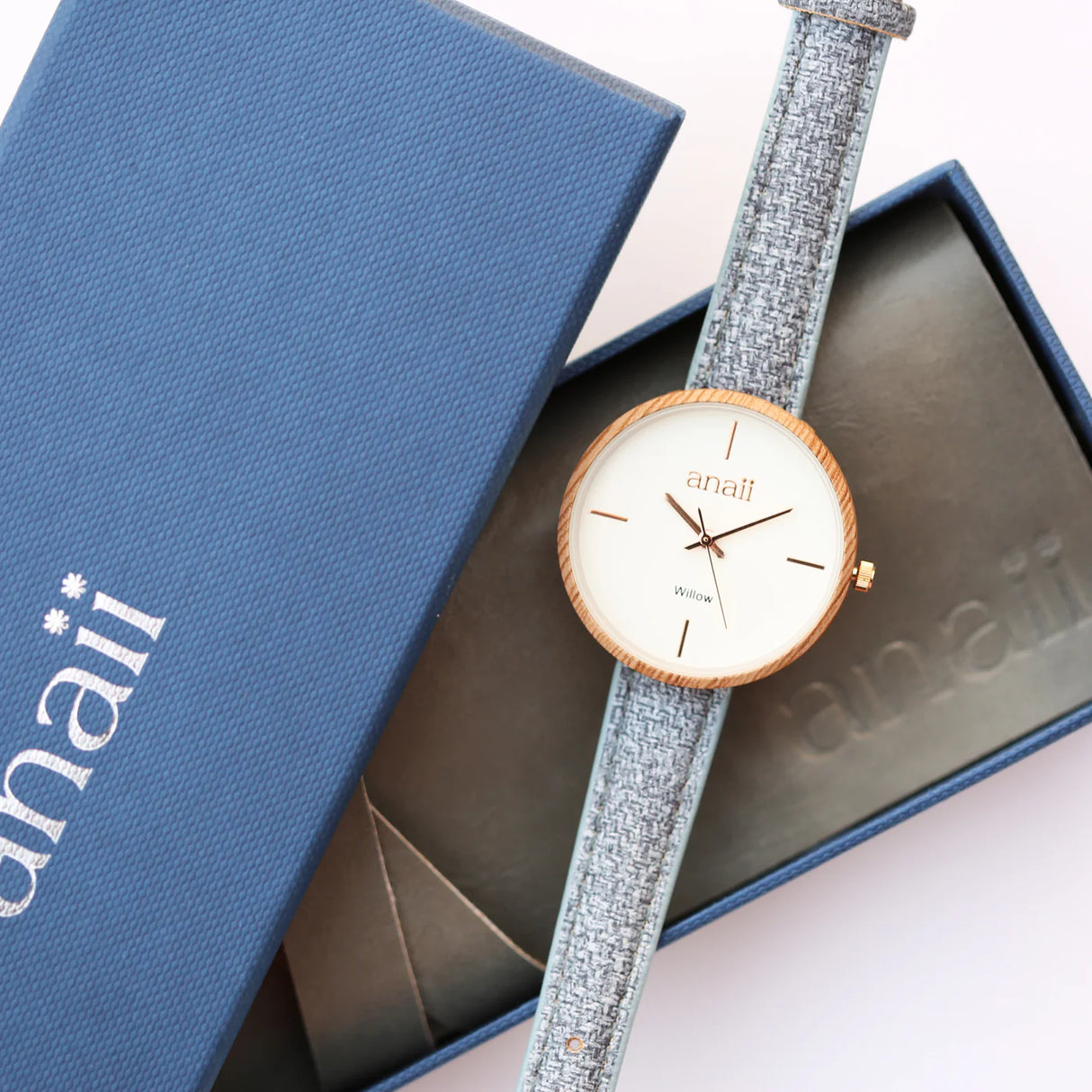 Personalised Ladies Anaii Watch in Lake Blue - Watches at Gift Moments